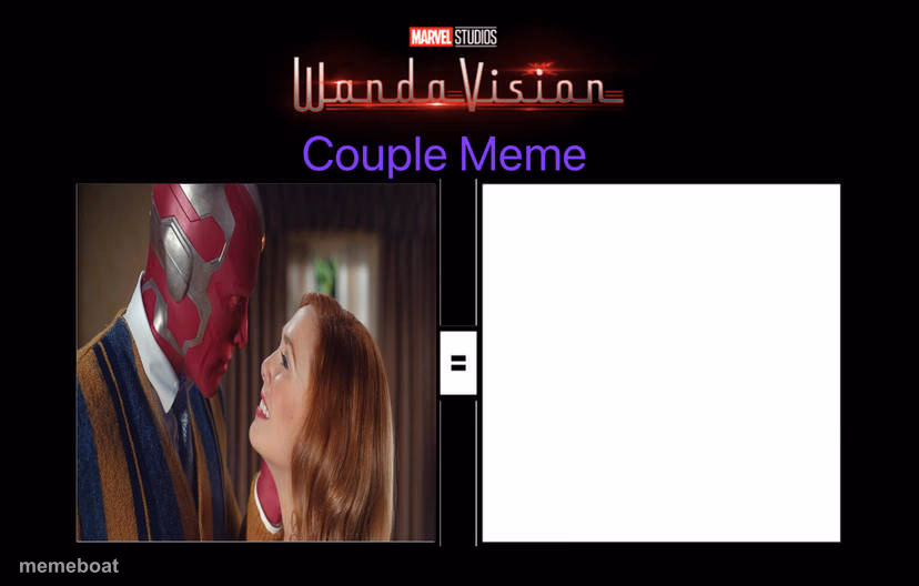 WandaVision couple meme - meme generator image preview
