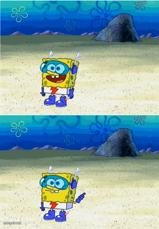 Wanna see me run to that rock? Wanna see me do it again? - meme generator image preview