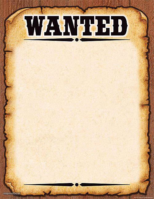 wanted poster - meme generator image preview