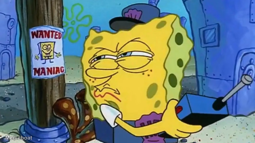 Wanted Spongebob - meme generator image preview