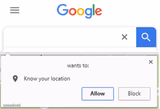 Wants to know your location