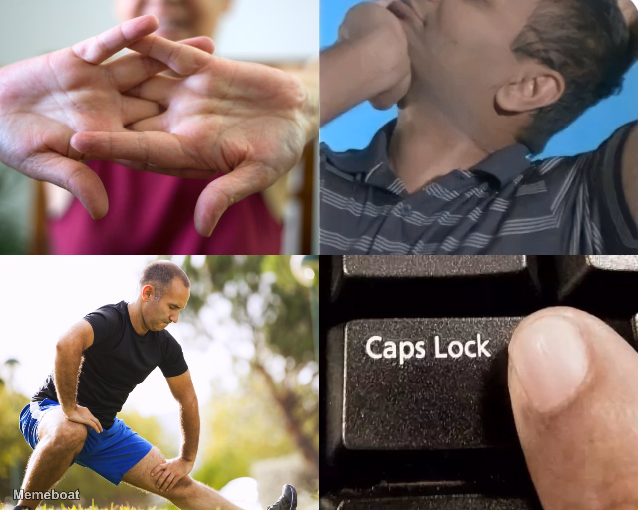 Warming Up for Caps Lock - meme generator image preview