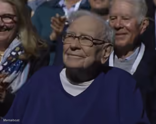 Warren Buffett Smiling