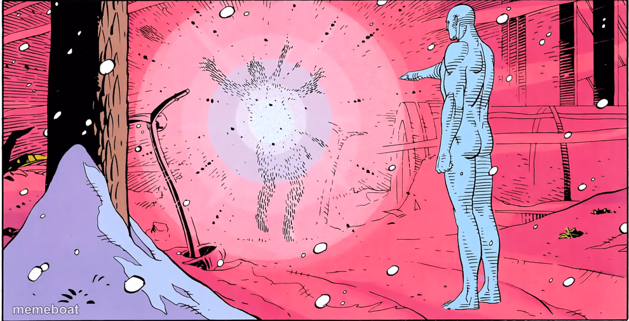 Watchmen Rorschach Death - meme generator image preview