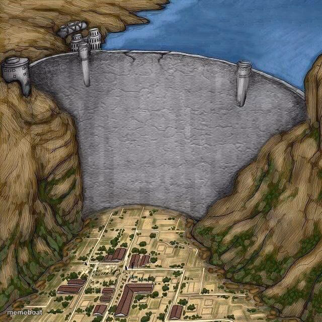 Water Dam Meme - meme generator image preview