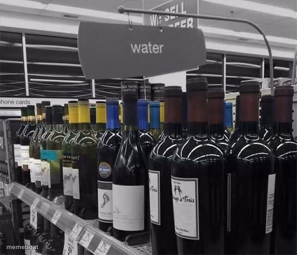 Water or wine - meme generator image preview