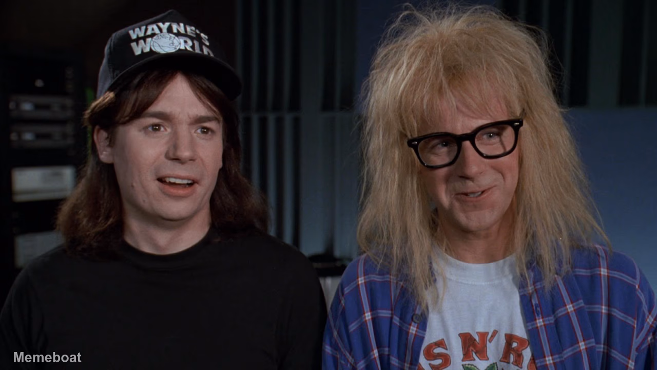 Wayne's World Wayne and Garth - meme generator image preview