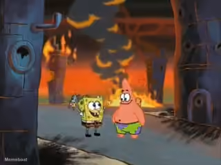 We Saved The City Spongebob Patrick