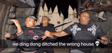 We ding dong ditched the wrong house