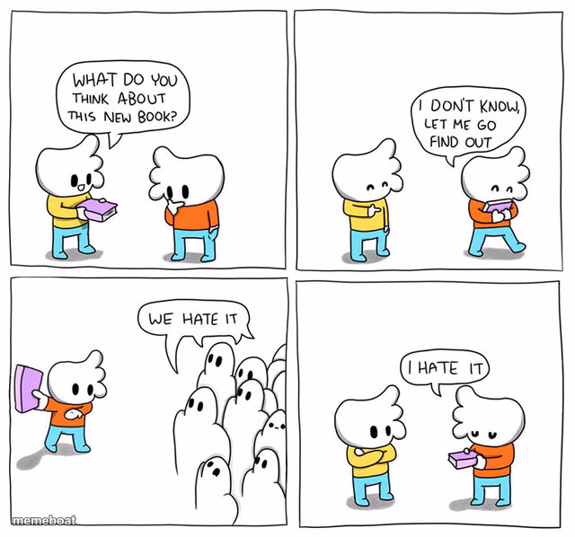 We hate it comic - meme generator image preview