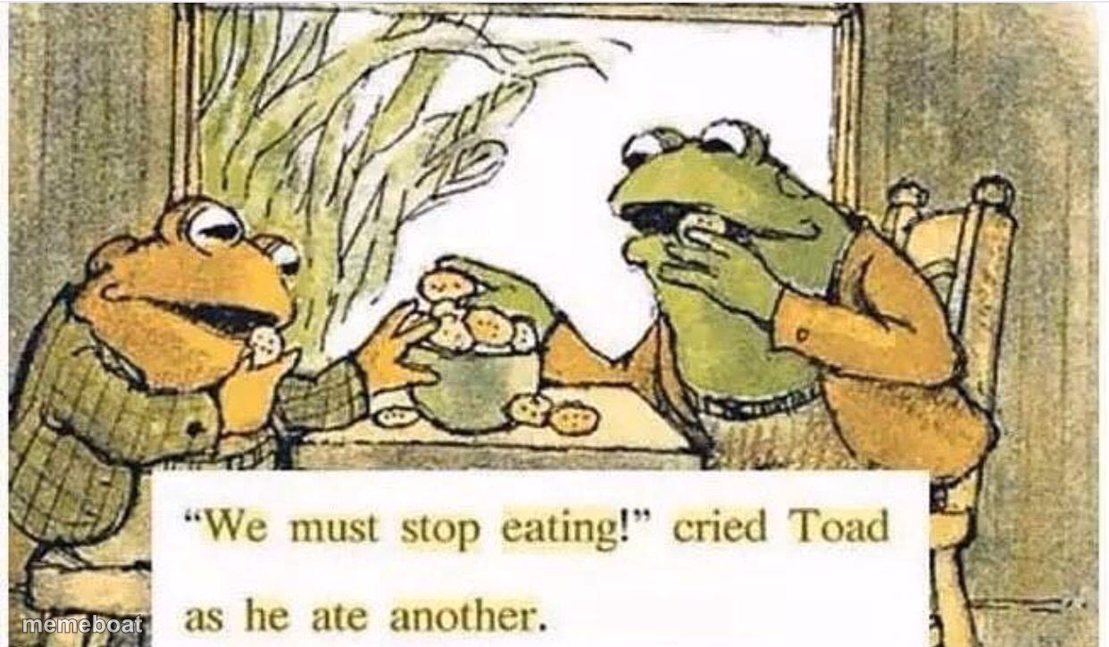 We must stop eating - meme generator image preview