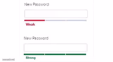 Weak strong password