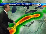 Weather forecast erection