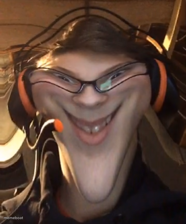 Weird Smile with Filter - meme generator image preview