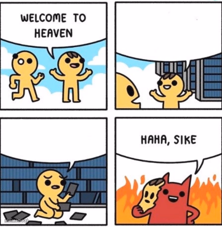 Welcome to heaven - meme generator image preview