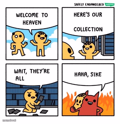Welcome to heaven (with text boxes) - meme generator image preview
