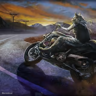 Werewolf Biker