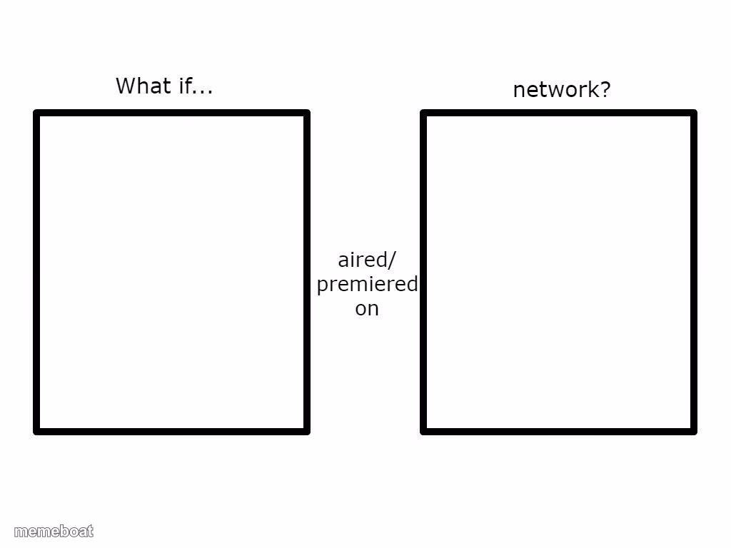 What if Movie or Show aired/premiered on Network? - meme generator image preview