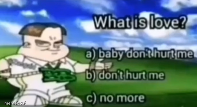 what is love - meme generator image preview