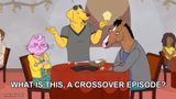What is this? A Crossover Episode?
