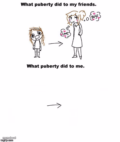 What puberty did to me - meme generator image preview