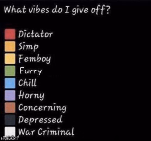What vibes do I give off? - meme generator image preview