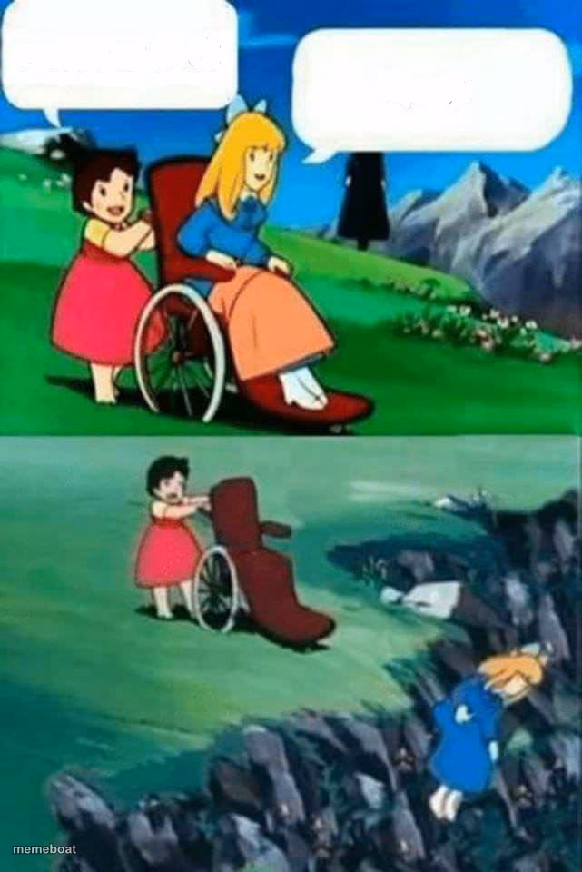 wheelchair chicks - meme generator image preview