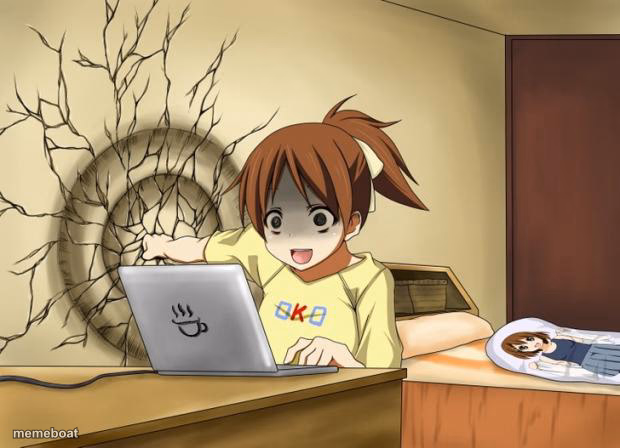 When an anime leaves you on a cliffhanger - meme generator image preview