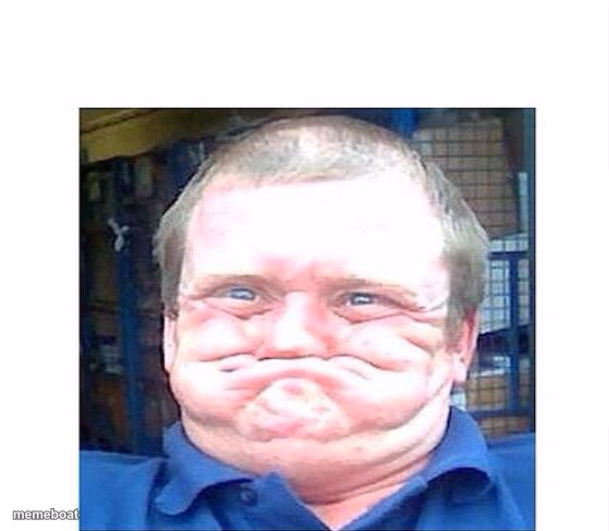 when you're trying not to laugh at something stupid - meme generator image preview