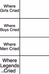 Where Girls, Boys, Men and Legends Cried