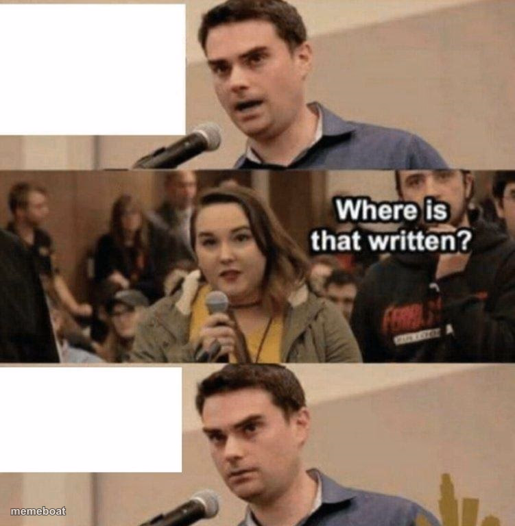 Where is that written - meme generator image preview