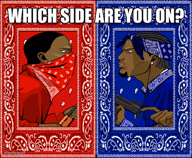 WHICH SIDE ARE YOU ON? - meme generator image preview