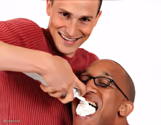 Whipped Cream Mouth Prank