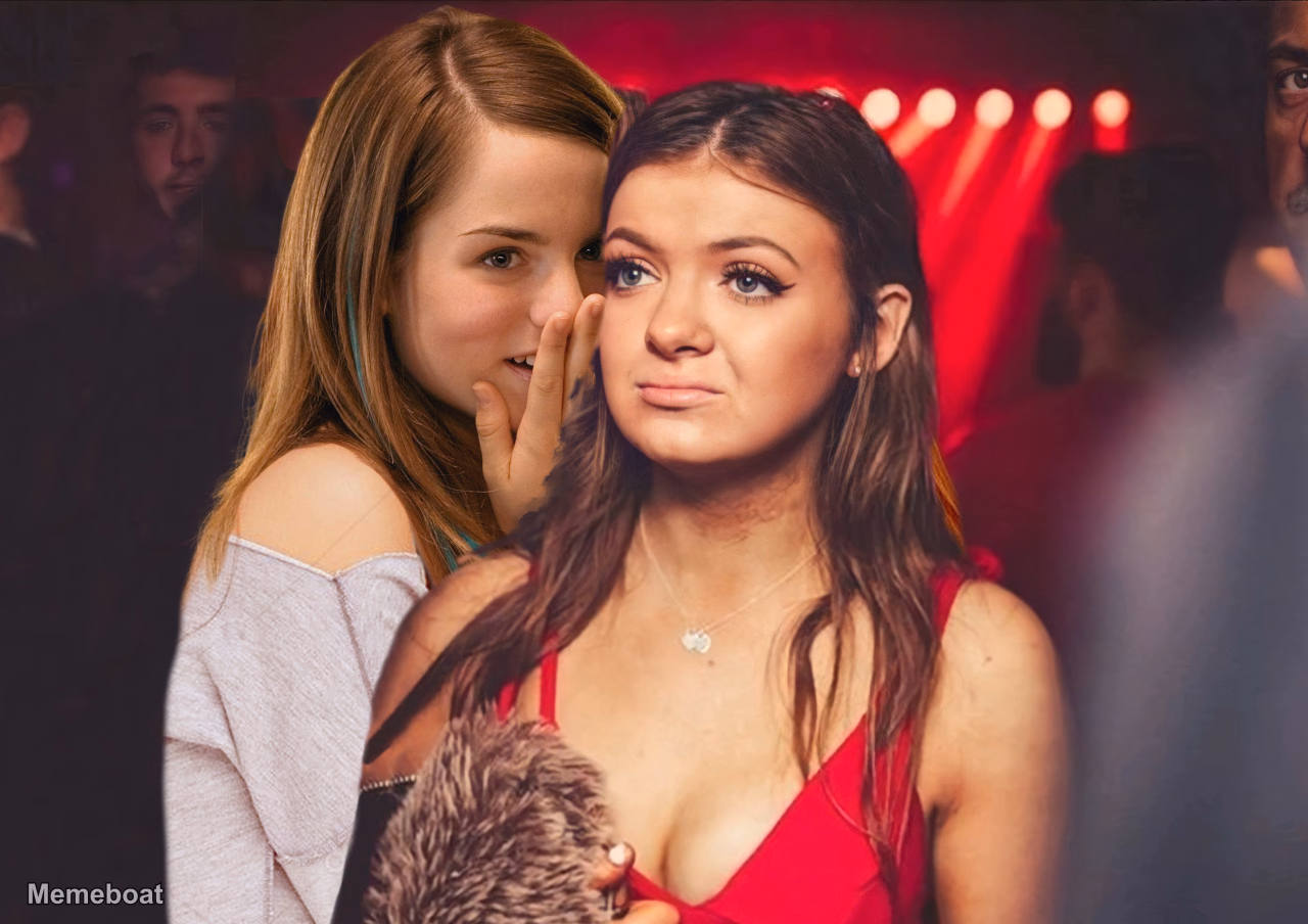 Whispering Ear Cringe - meme generator image preview