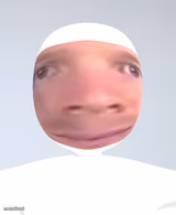 White blinking guy thicc