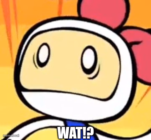 White Bomber WAT!? - meme generator image preview