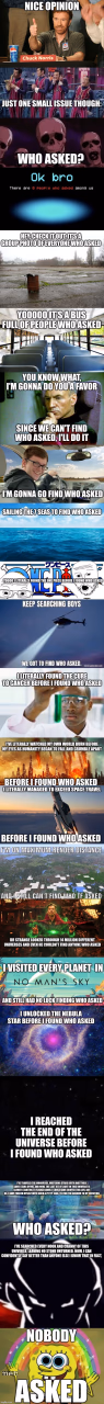 Who asked - meme generator image preview