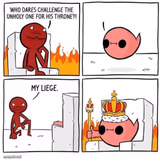 Who dares challenge the unholy one?