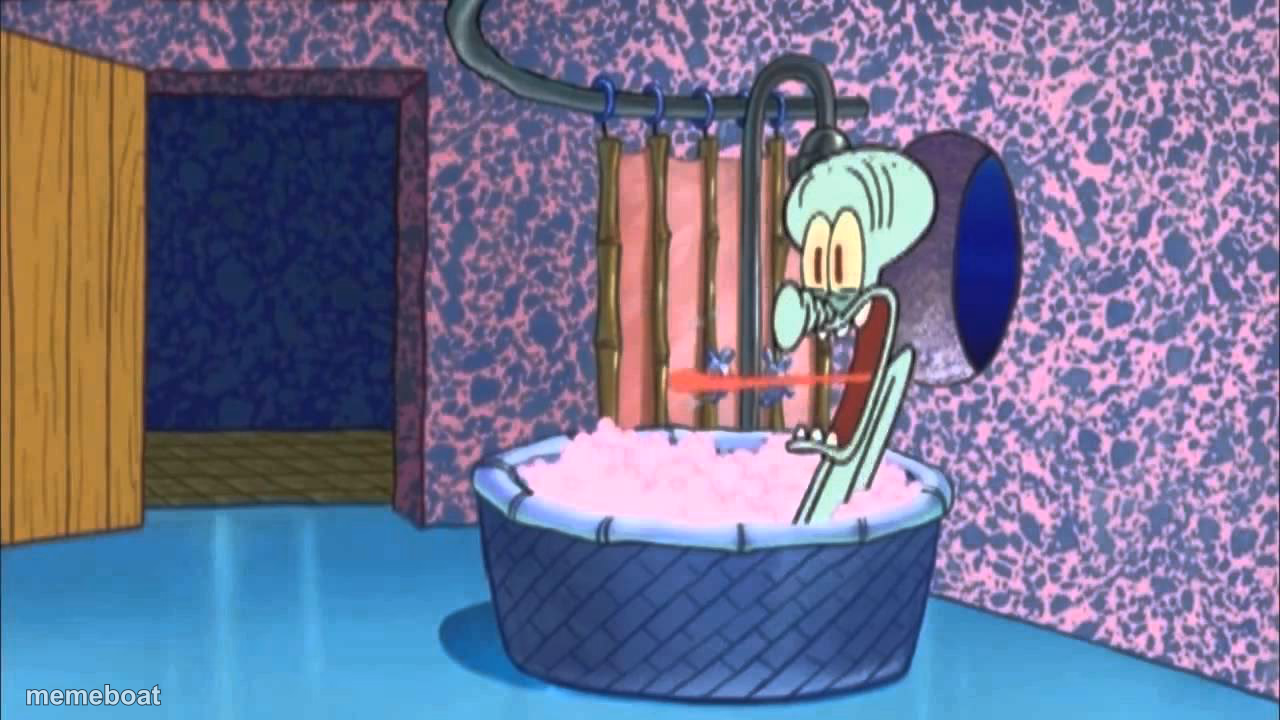 Who Dropped By Squidward's House - meme generator image preview