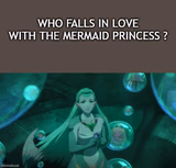 who falls in love with the mermaid princess ?