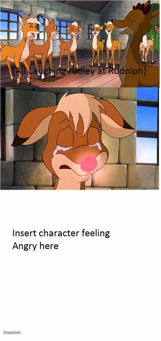 Reindeer Laughing At Rudolph - meme generator image preview