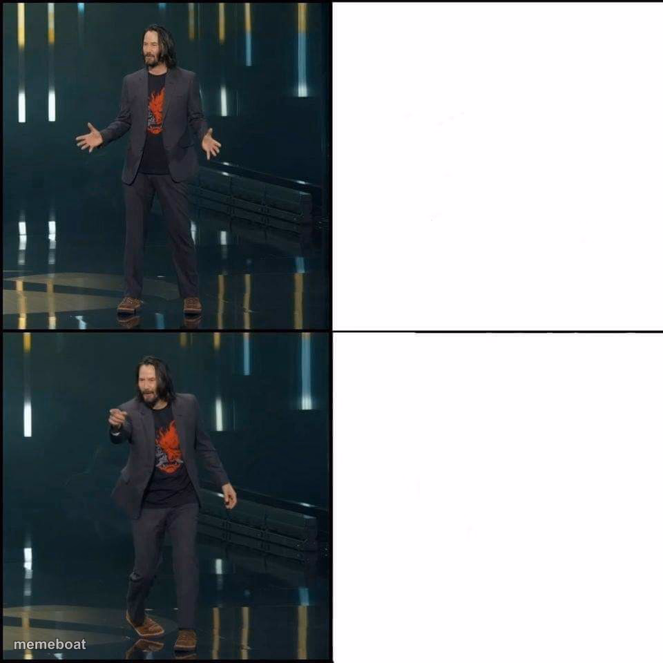 Wholesome Keanu Reeves thinks You're Breathtaking - meme generator image preview