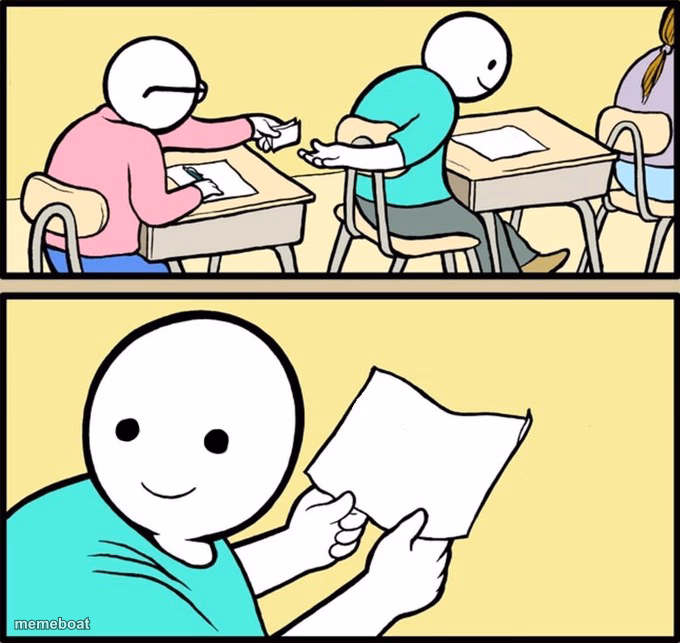 Wholesome note passing - meme generator image preview