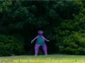 Whomst has awakened the ancient one - meme generator image preview