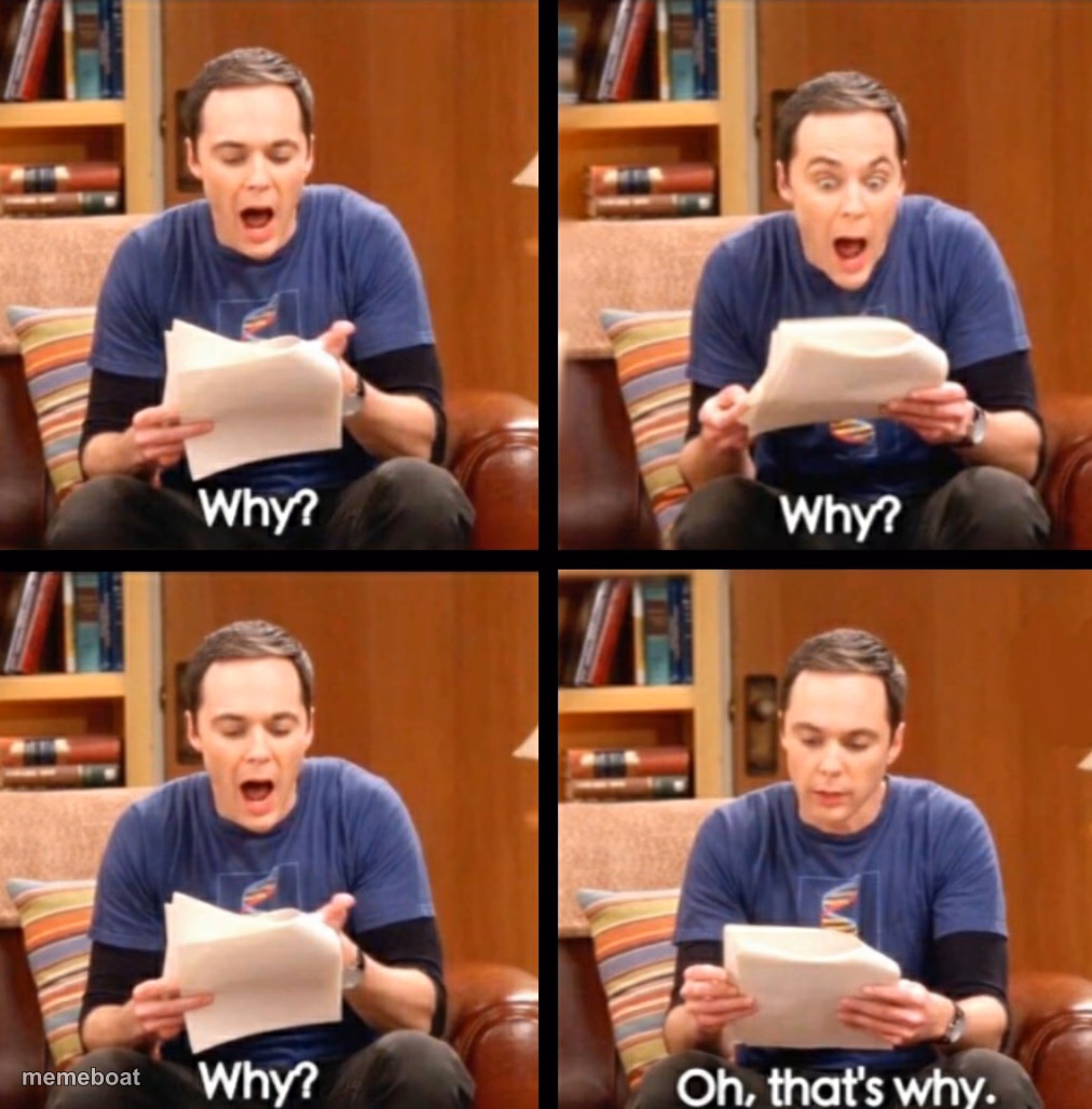 Why, why, why, Oh that's why - meme generator image preview
