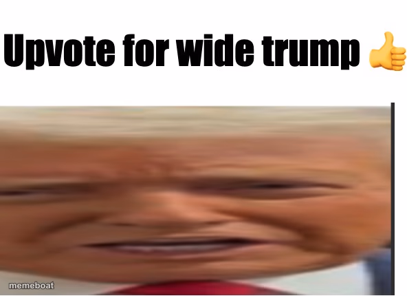 WideTrump - meme generator image preview