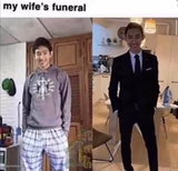Wife's funeral vs other