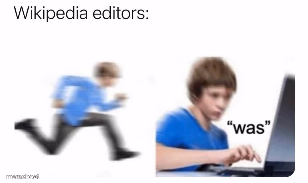 wikipedia was - meme generator image preview