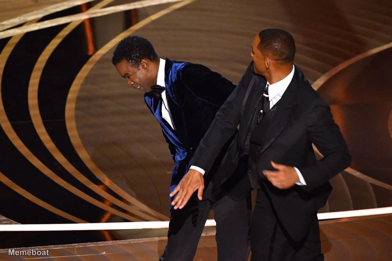 Will Smith Slaps Chris Rock at the Oscars - meme generator image preview