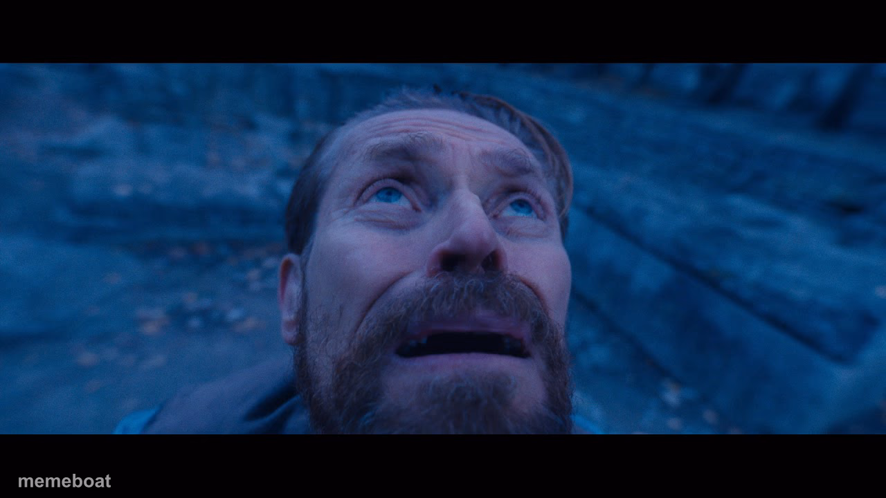 willem dafoe looking up - meme generator image preview
